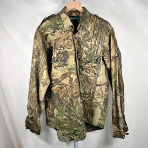 Gander Mountain RealTree Camouflage Size Medium Men Shirt Outdoors Hunting